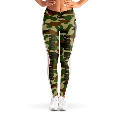 Famu Camo Mesh Pocket Legging