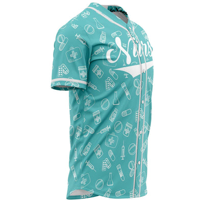 Nurse Baseball Jersey All-Over-Print