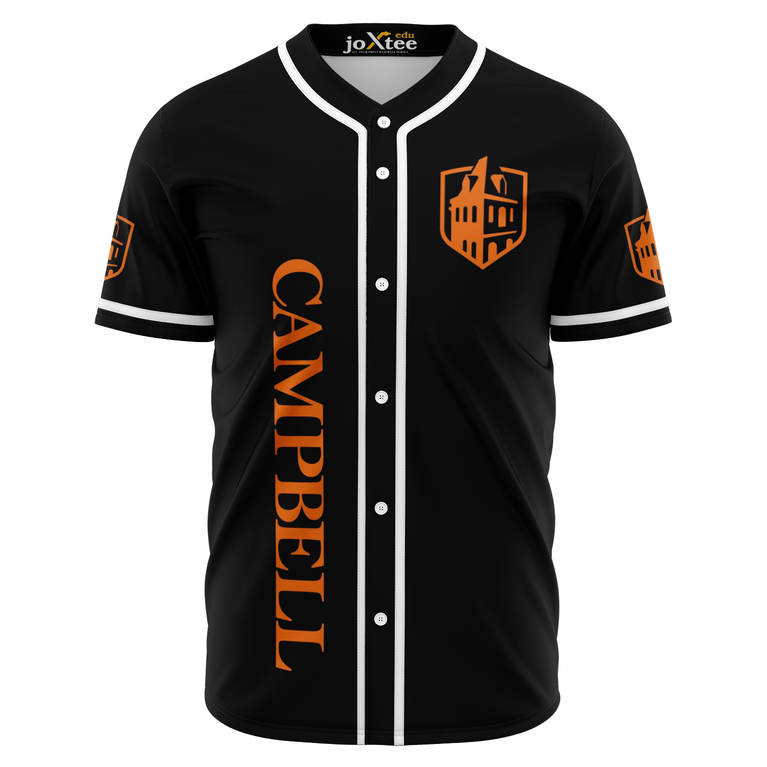 Campbell Baseball Jersey - Black