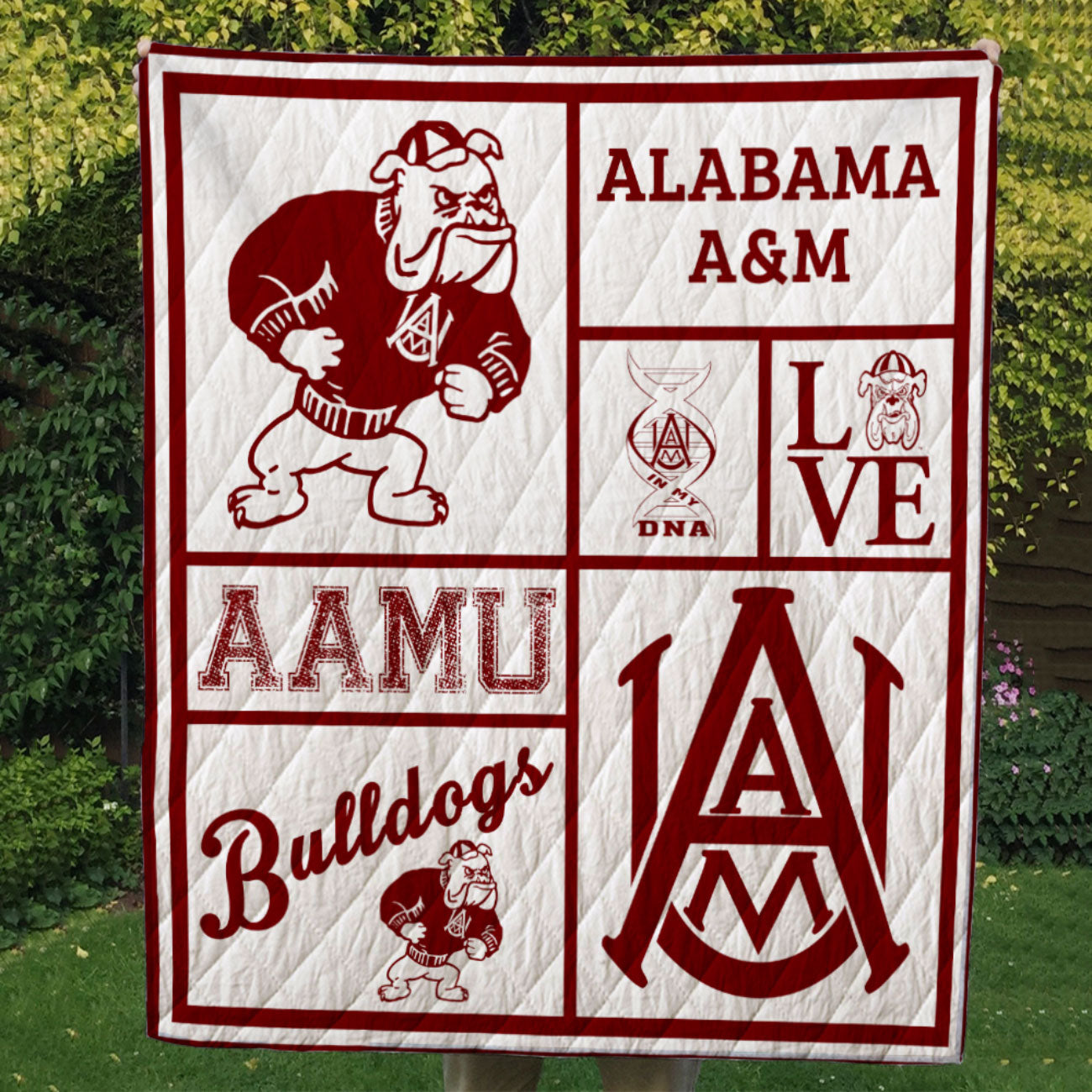 AAMU Quilt Blanket