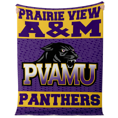 PVAMU Panthers Microfleece Blanket