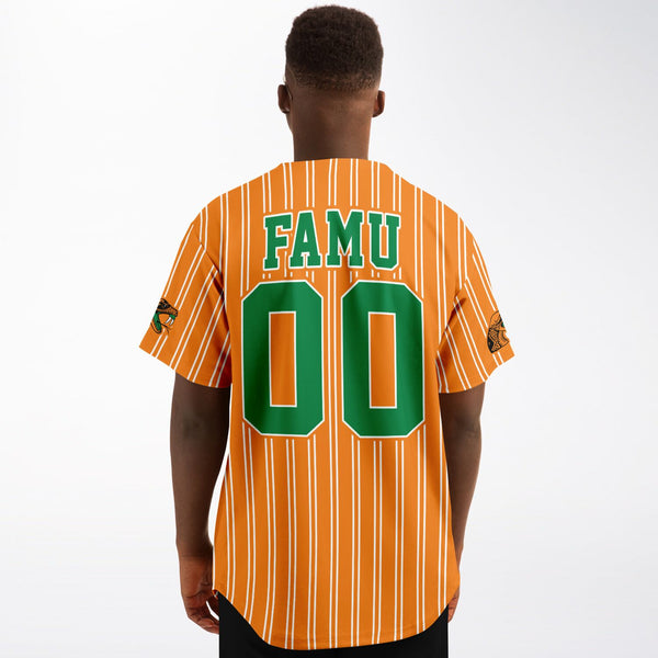 Rattlers custom baseball jersey Green Famu 00