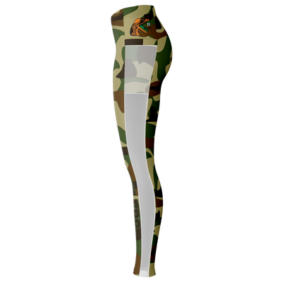 Famu Camo Mesh Pocket Legging