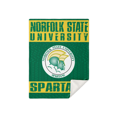 Nsu Norfolk State Spartans Microfleece Blanket v1106