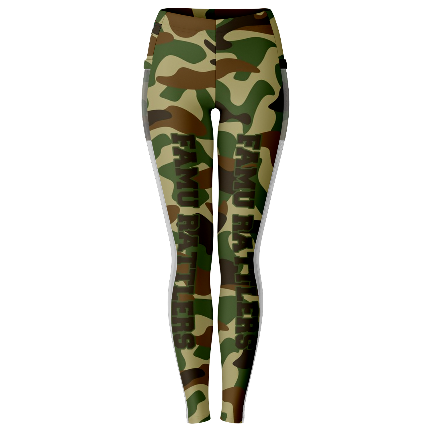 Famu Camo Mesh Pocket Legging