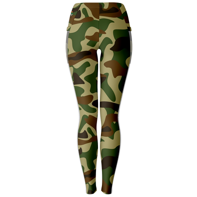 Famu Camo Mesh Pocket Legging