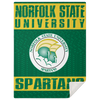 Nsu Norfolk State Spartans Microfleece Blanket v1106