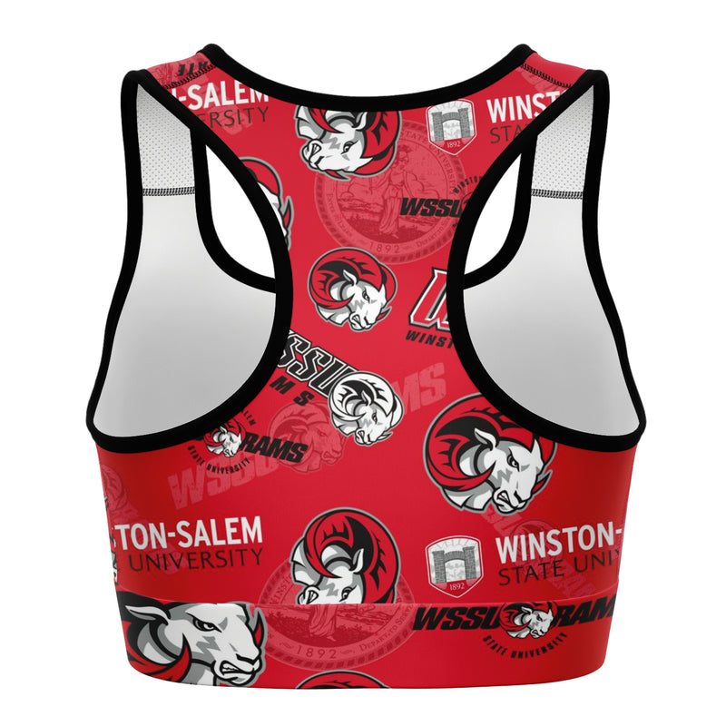 Wssu Rams Sport Bra v119