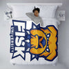 Fisk Bulldogs blanket v4577