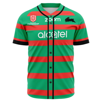 Rabbitohs Baseball Jersey All-Over-Print