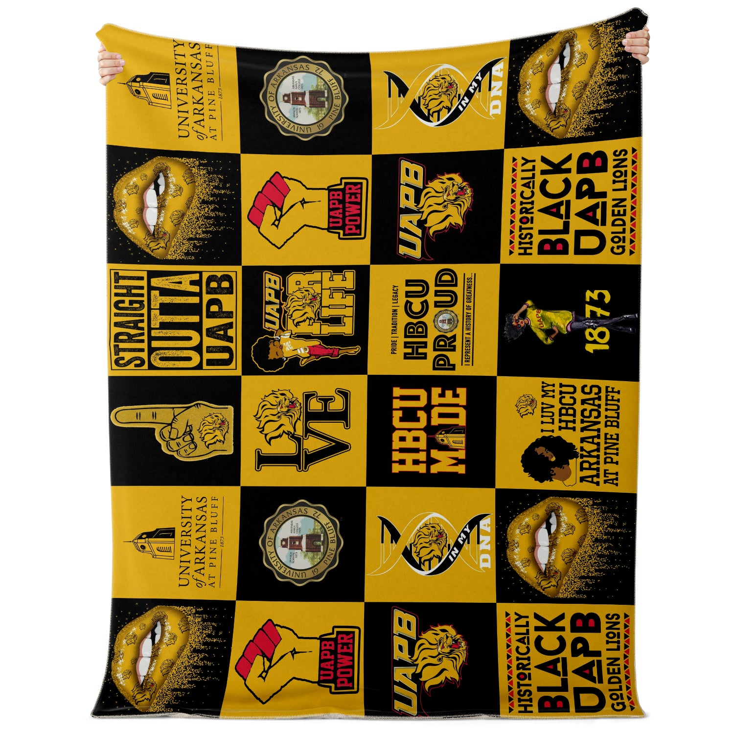 Uapb microfleece blanket v918