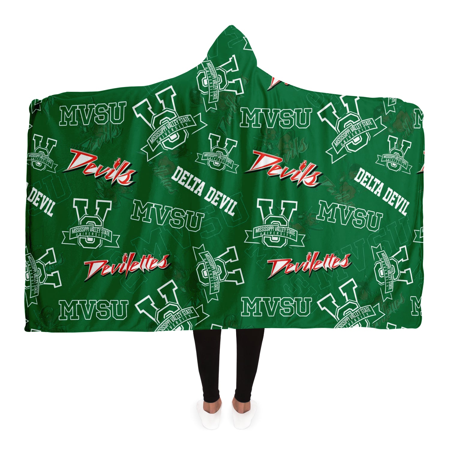 Mvsu Hooded Blanket v638