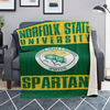 Nsu Norfolk State Spartans Microfleece Blanket v1106