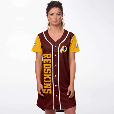 Wa Redskins Baseball Jersey Dress v4247