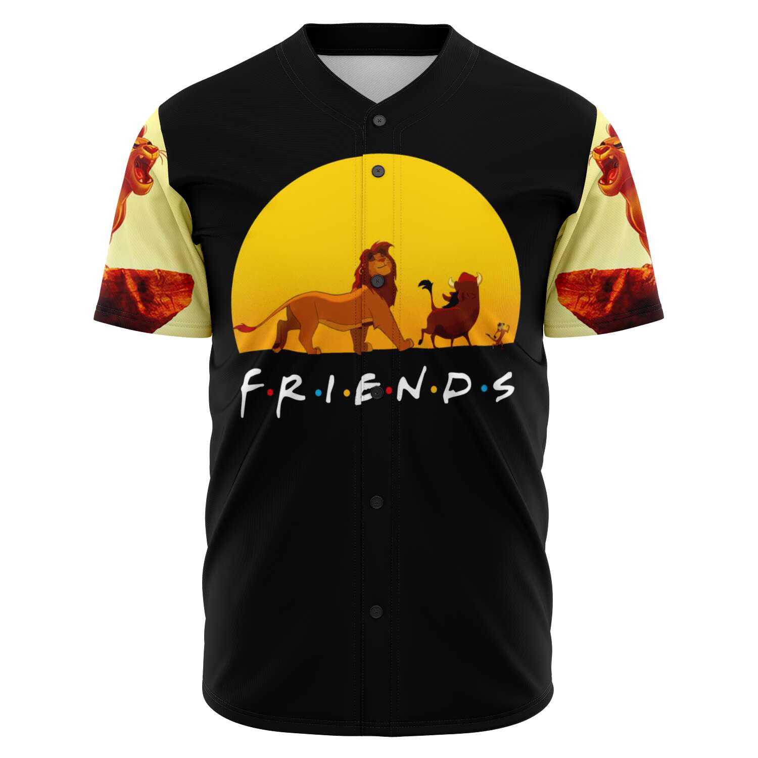 Lion Baseball Jersey All-Over-Print