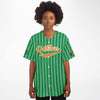 Rattlers custom baseball jersey Green Famu 00