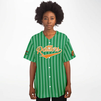 Rattlers custom baseball jersey Green Famu 00