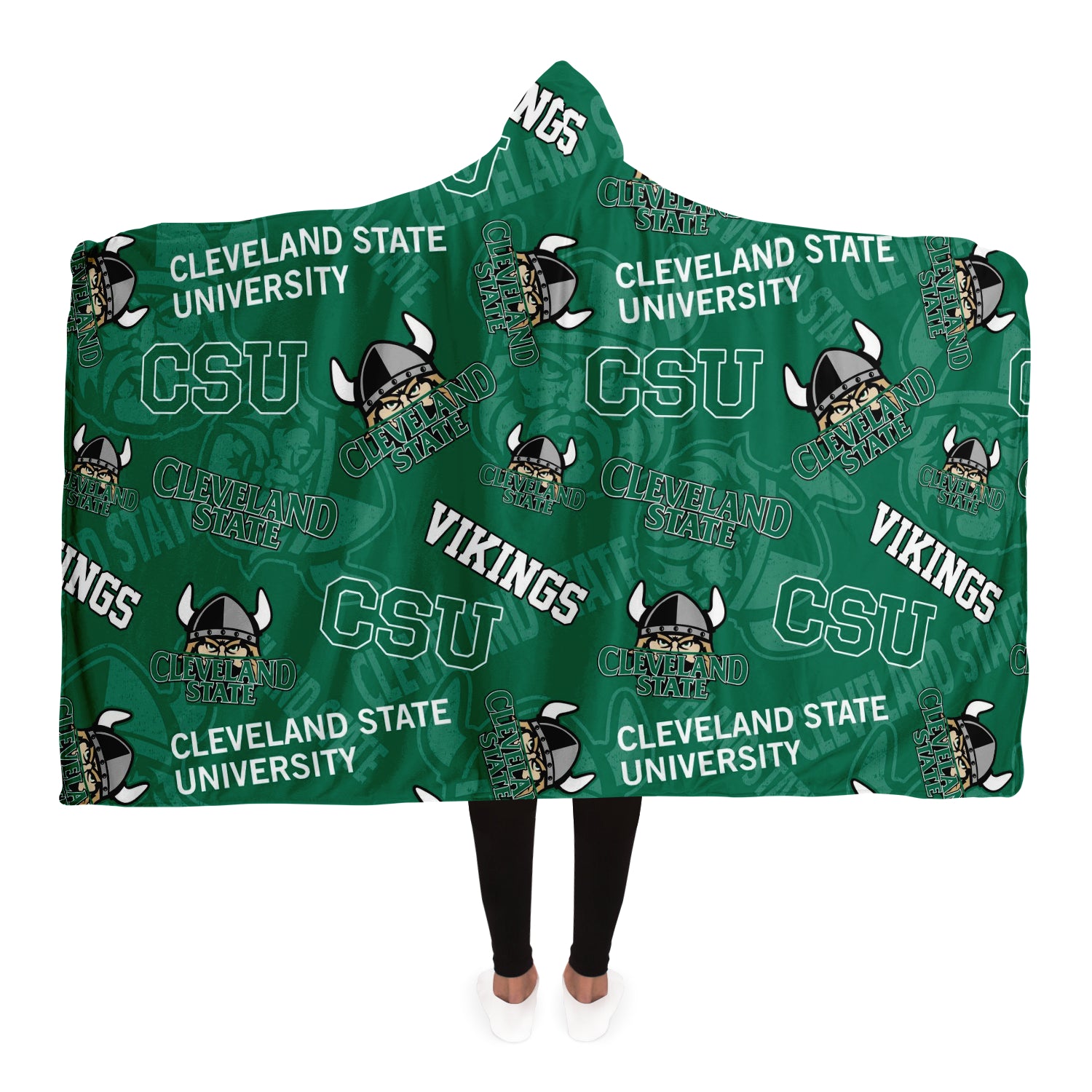 Csu Vikings Hooded Blanket v231