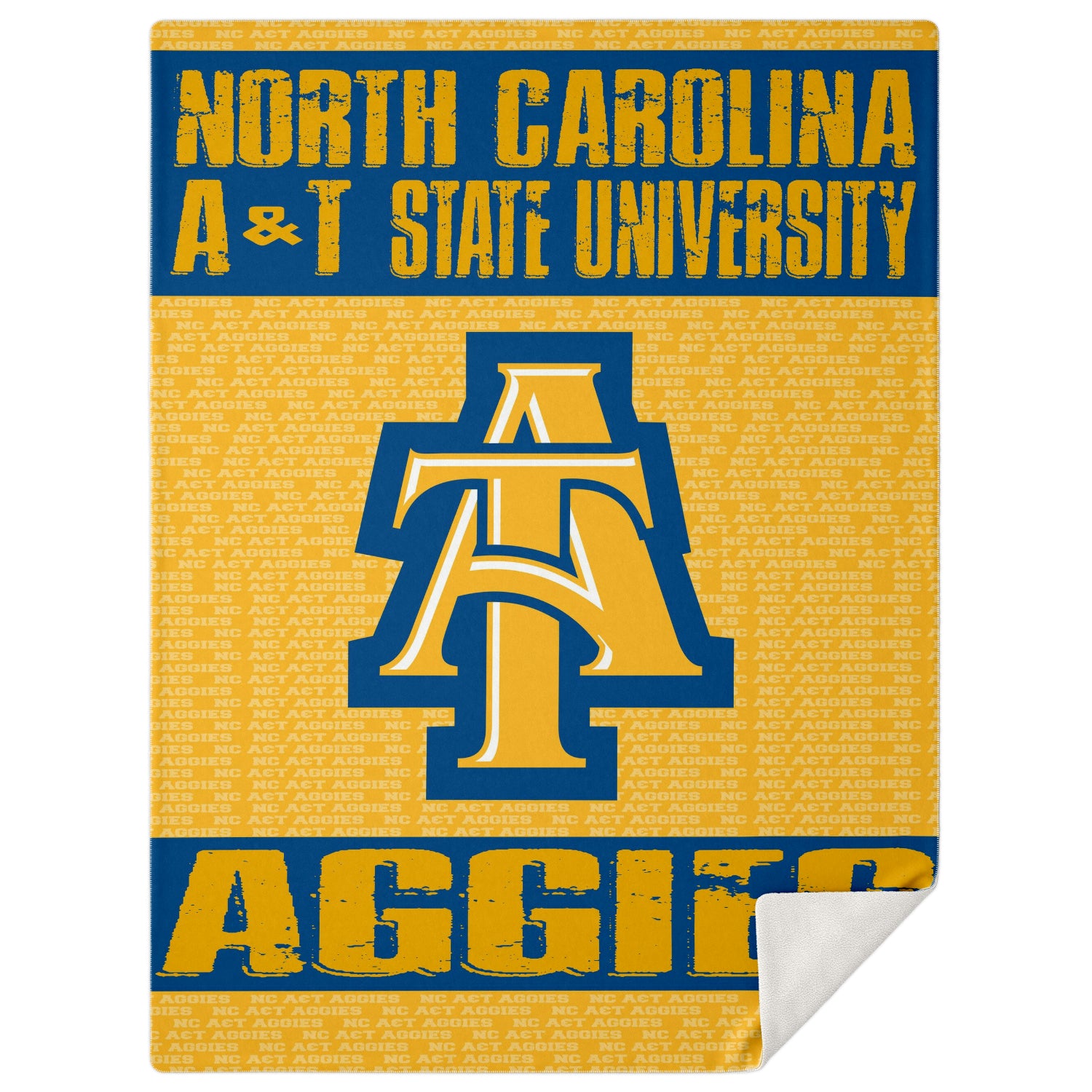NC A&T Aggies microfleece  Blanket v989