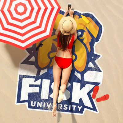 Fisk Bulldogs beach towel v4565