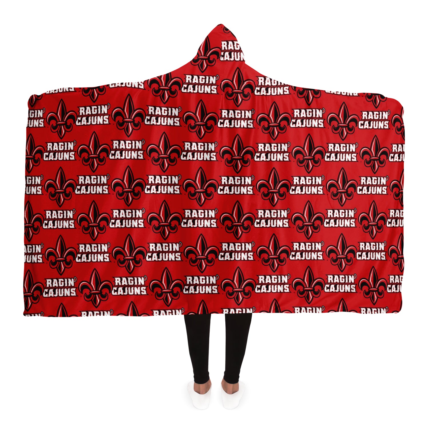 UL Lafayette Hooded Blanket