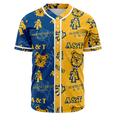 NC A&T Aggies baseball jersey v969