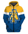 NC A&T Aggies 3D Tee/Sweatshirt/Hoodie/Zip Hoodie