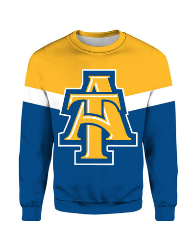 NC A&T Aggies 3D Tee/Sweatshirt/Hoodie/Zip Hoodie