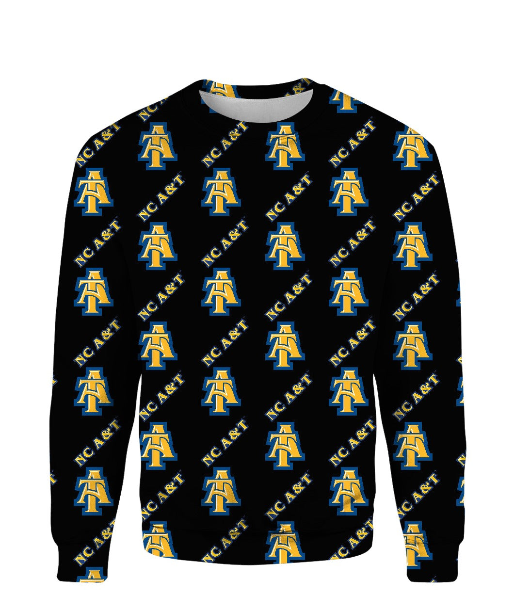 NC A&T - Black 3D Tee/Sweatshirt/Hoodie/Zip Hoodie