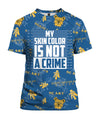 NCAT Aggies 3D Blue- My Skin color is not a crime T-Shirt/Hoodie/Sweatshirt