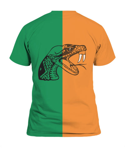 orange-green famu Over Prints