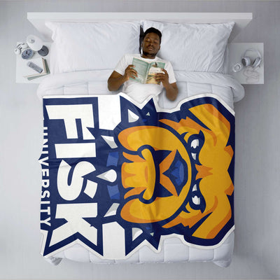 Fisk Bulldogs blanket v4577