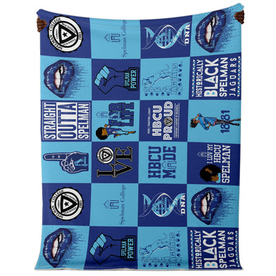 Spelman premium microfleece blanket v951