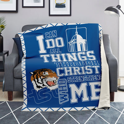 Tsu Tigers 4 thing Blanket