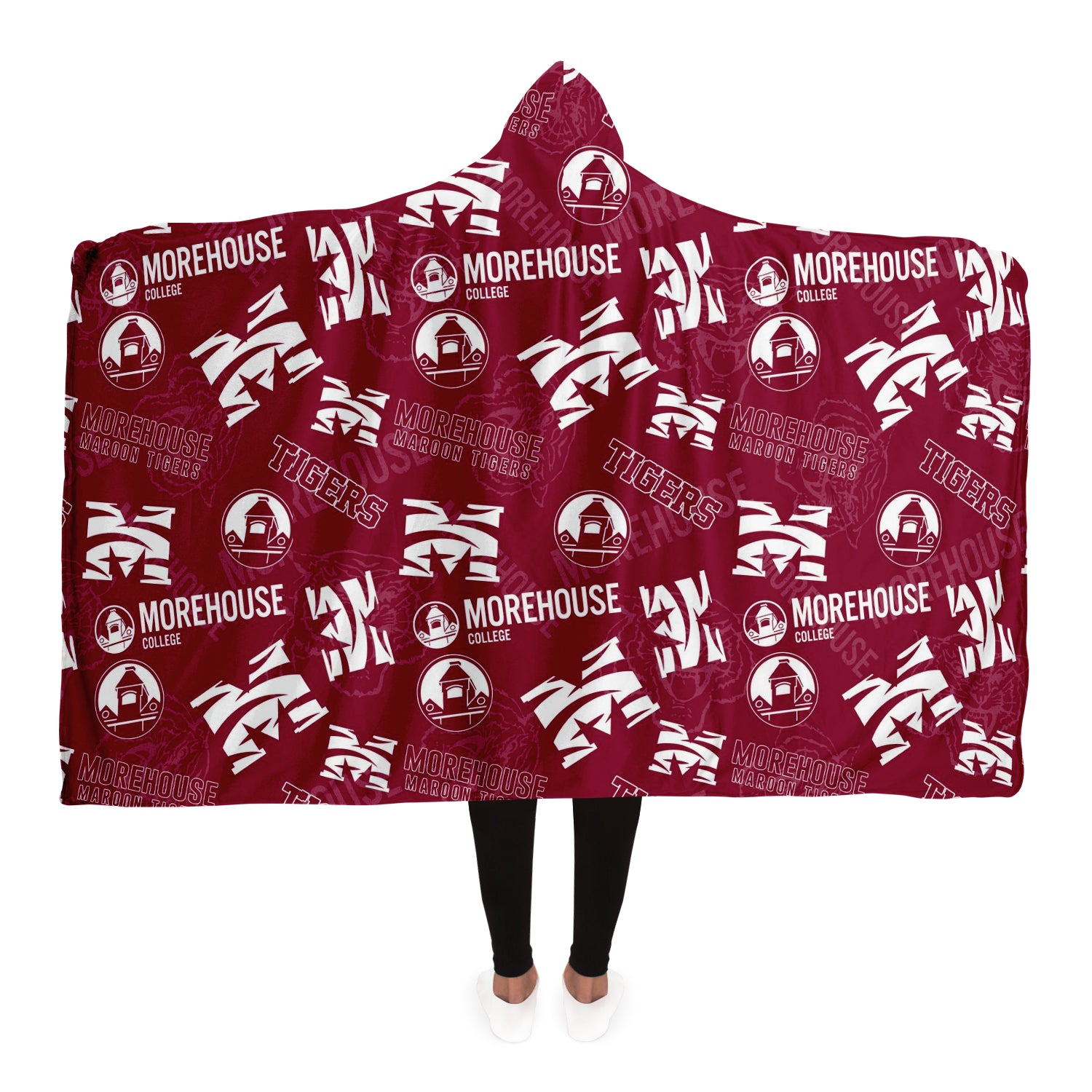 Morehouse hooded blanket v744