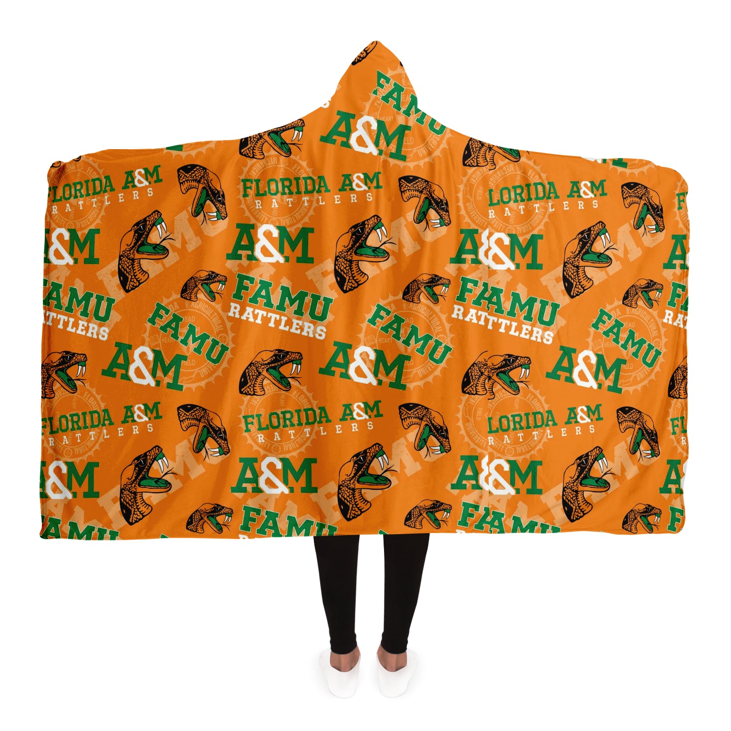 Famu hooded blanket v851