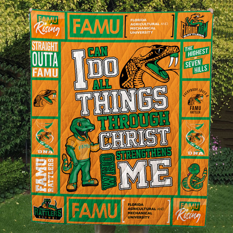 Do all things - Famu Rattlers Quilt