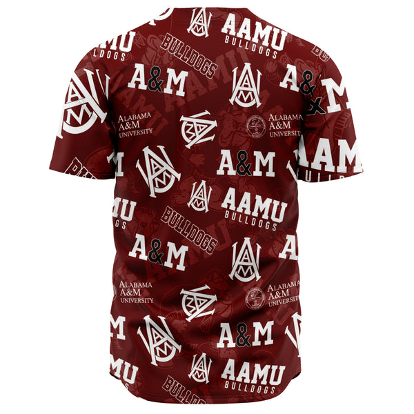 AAMU White Baseball Jerseys