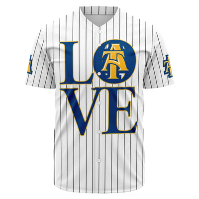 NCAT Love Baseball Jerseys All-Over-Print