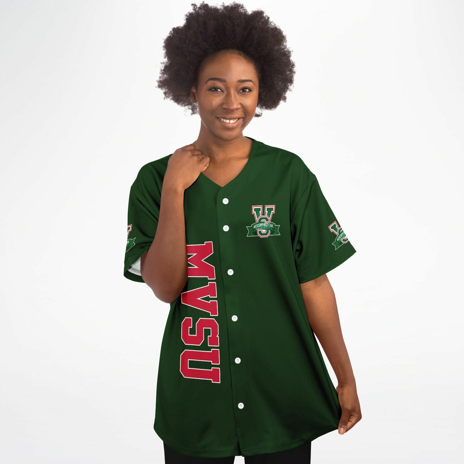 Rattlers custom baseball jersey Green Famu 00 - joxtee