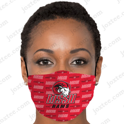 Wssu Rams Fashion Mask 3D v118