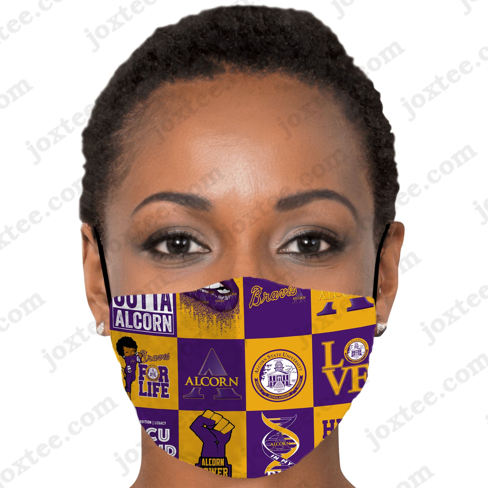 Alcorn State Fashion Mask 3D v11