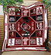 Aamu Bulldogs Custom Name Quilt Blanket v10