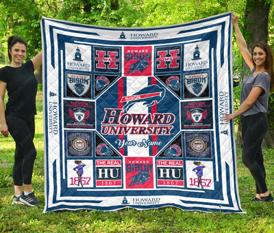 Howard Bison Quilt Blanket v23