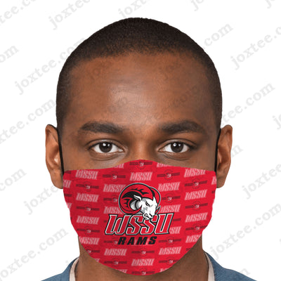 Wssu Rams Fashion Mask 3D v118