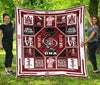 Aamu Bulldogs Custom Name Quilt Blanket v10