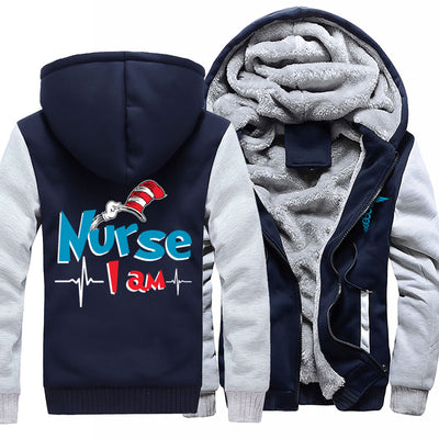Nurse Hoodie Warm Winter Fleece