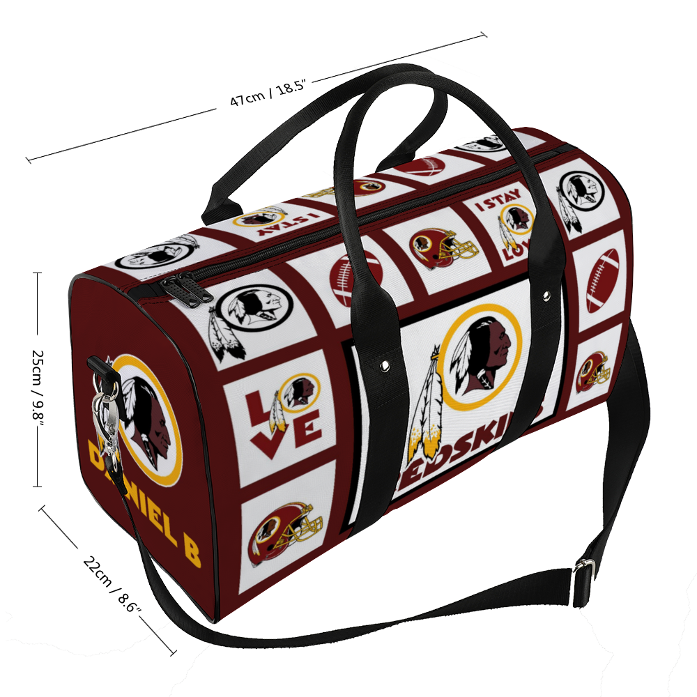 Washington Redskins Customizable Travel Handbag
