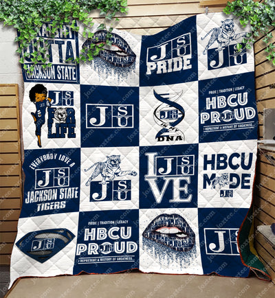 Jsu Tigers Quilt Blanket v142