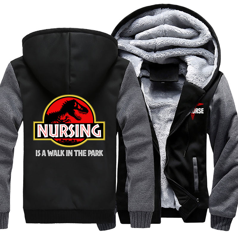 Nursing Hoodie Winter Fleece